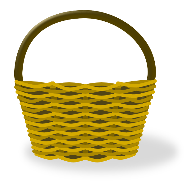 Empty Easter Basket Picture Transparent PNG Image