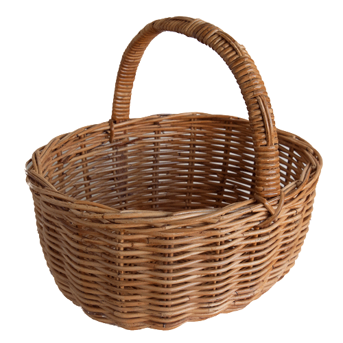 Empty Easter Basket Transparent Transparent PNG Image