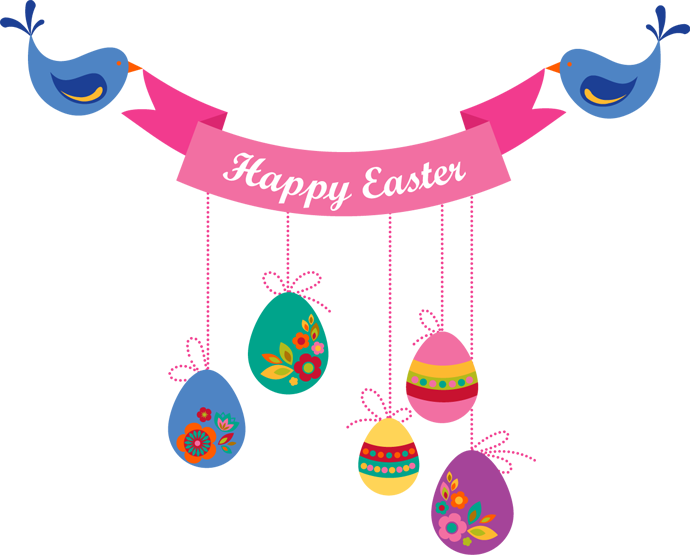 Happy Easter Free Download Transparent PNG Image