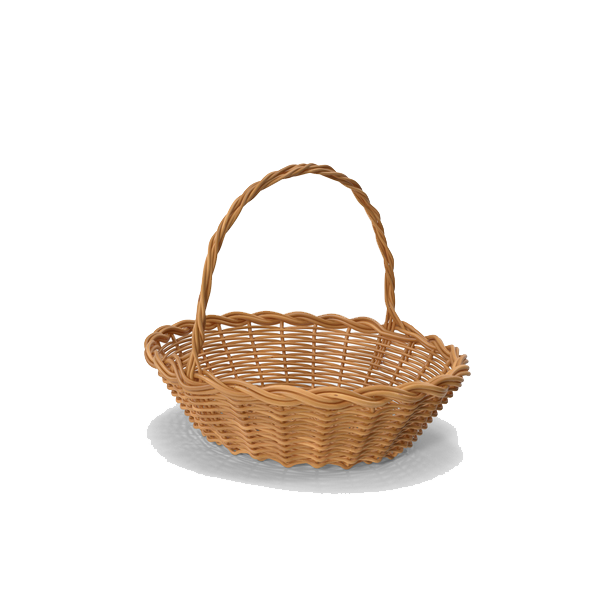 Empty Easter Basket Hd Transparent PNG Image