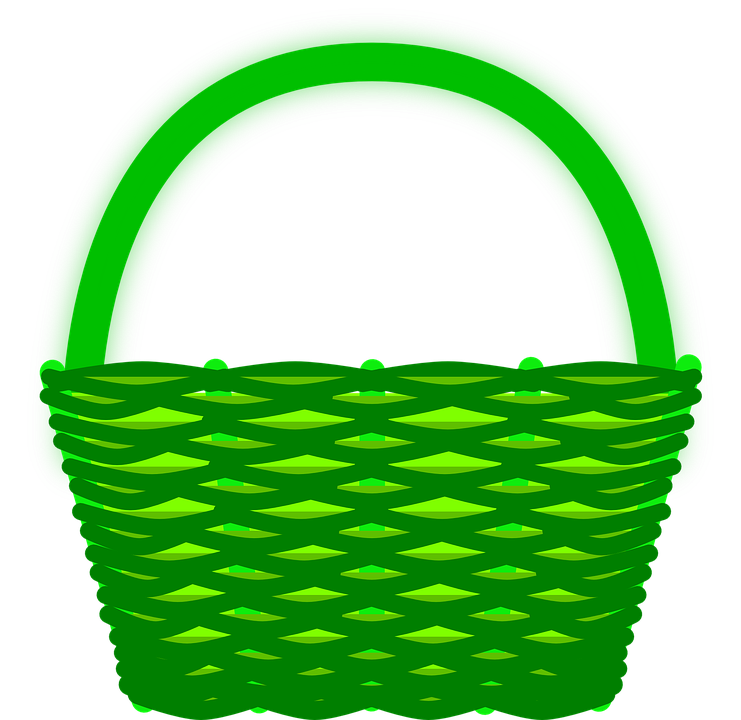 Empty Easter Basket Clipart Transparent PNG Image