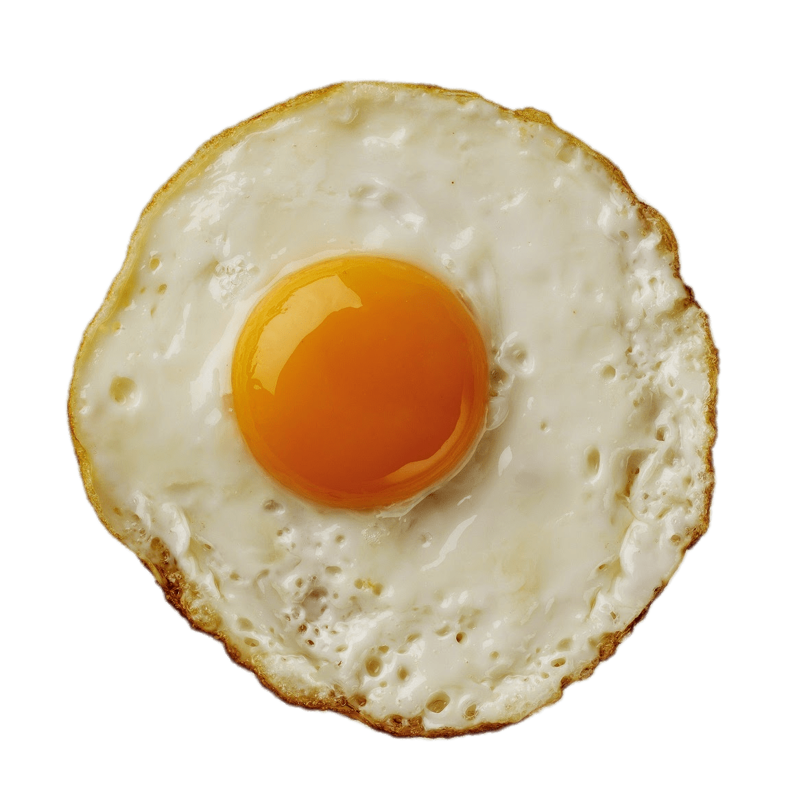 Fried Egg Half Free Clipart HD Transparent PNG Image