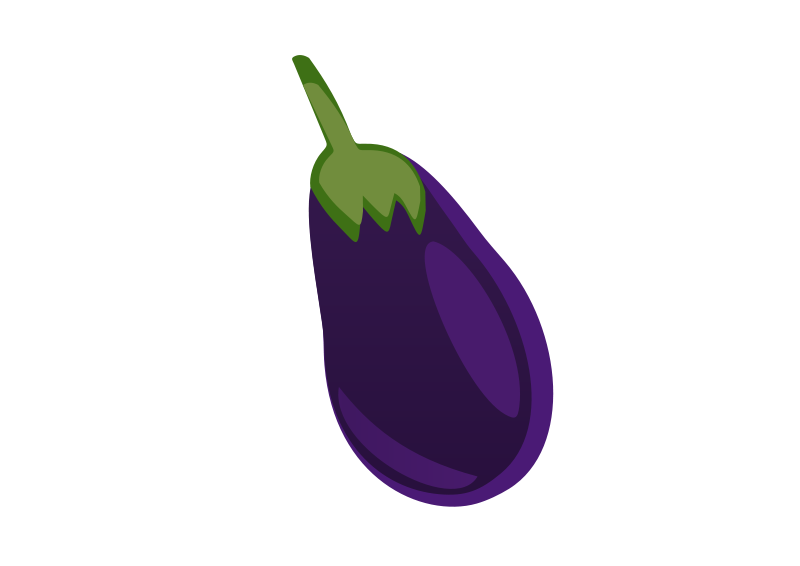 Purple Vector Eggplant PNG File HD Transparent PNG Image