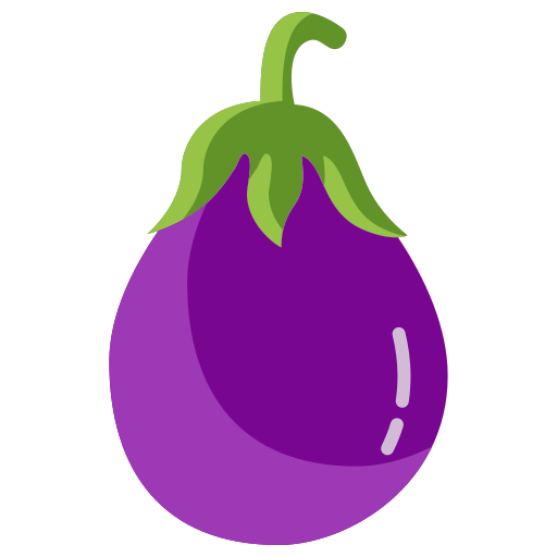 Vector Eggplant HD Image Free Transparent PNG Image