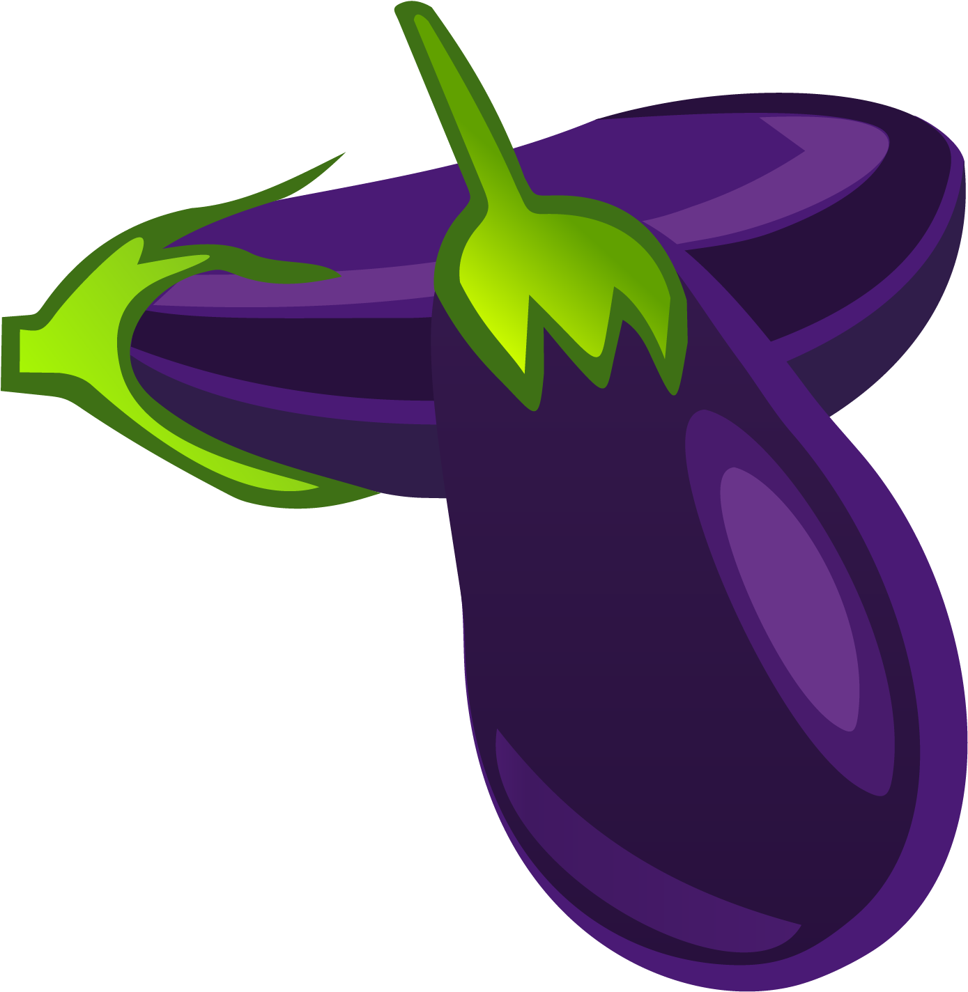 Vector Eggplant PNG Free Photo Transparent PNG Image