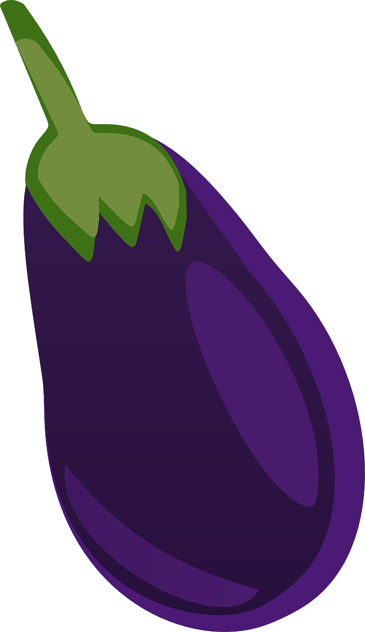 Vector Eggplant Free HD Image Transparent PNG Image