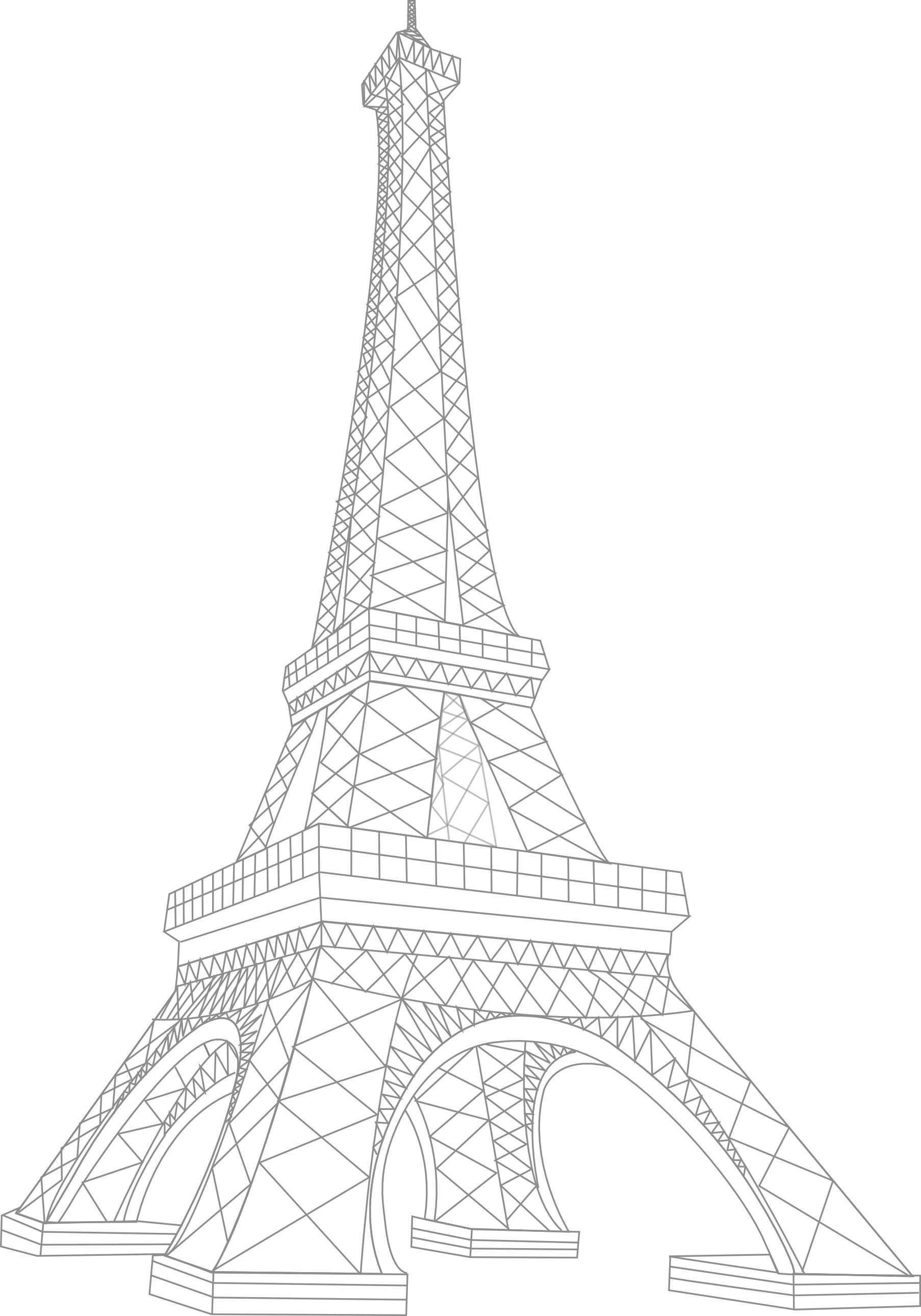 Eiffel Tower Transparent Transparent PNG Image