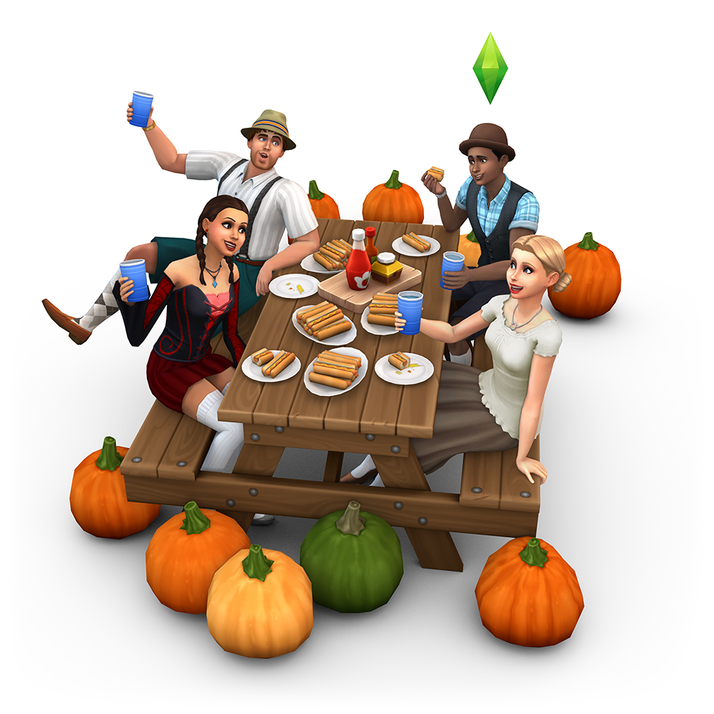 Sims Cuisine Get Food Work To Cats Transparent PNG Image