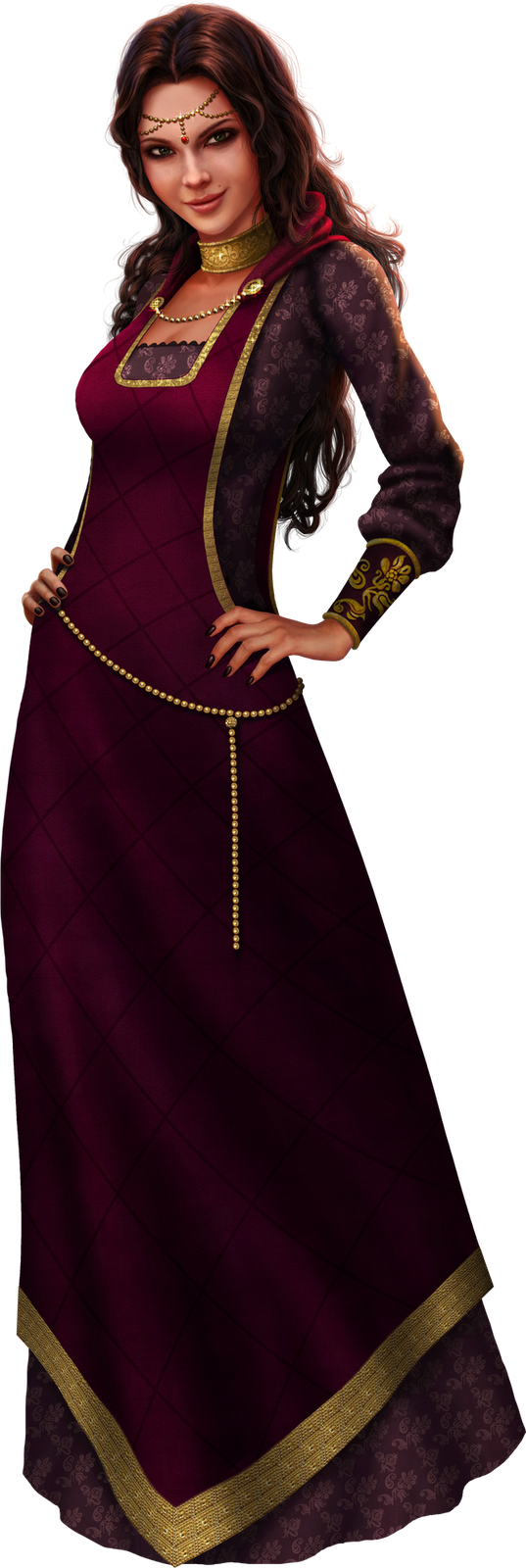 Sims And Medieval Ages Middle Design Costume Transparent PNG Image