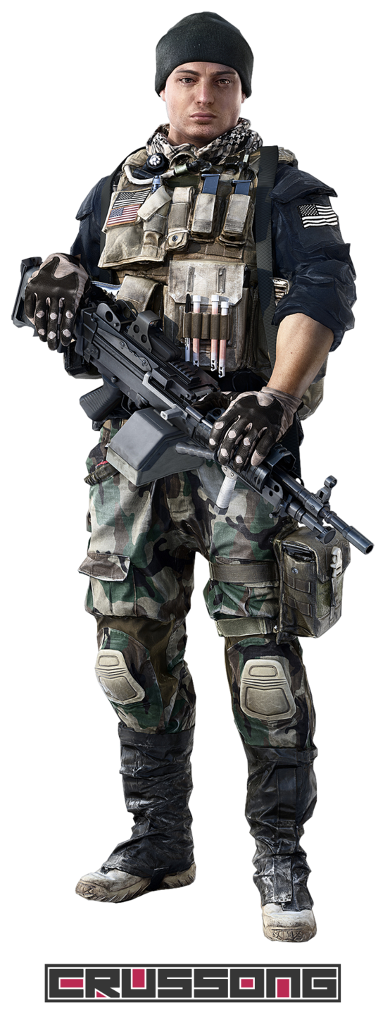 Battlefield Non Xbox Mercenary Commissioned Officer Transparent PNG Image