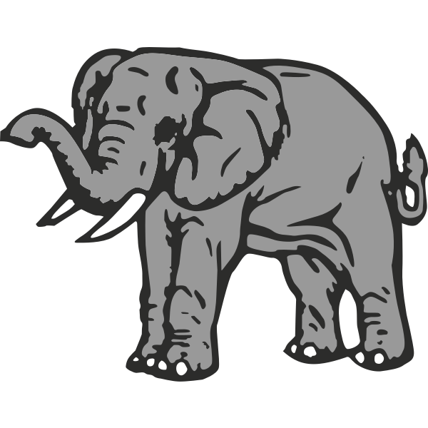 Vector Elephant African PNG Image High Quality Transparent PNG Image