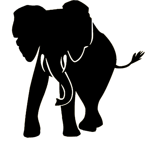 Vector Elephant African Download HD Transparent PNG Image