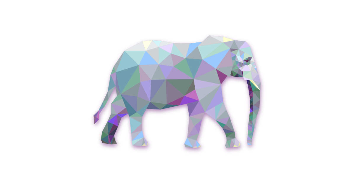 Vector Elephant Download HQ Transparent PNG Image