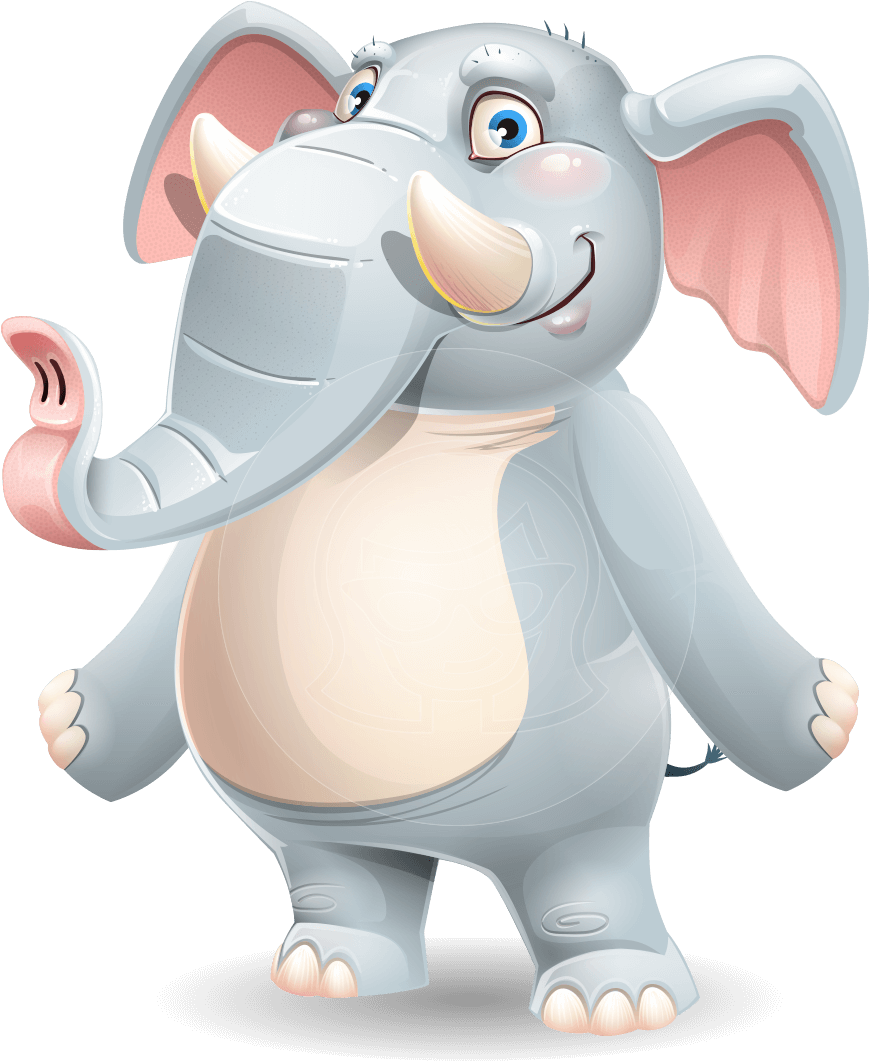 Vector Elephant PNG Image High Quality Transparent PNG Image