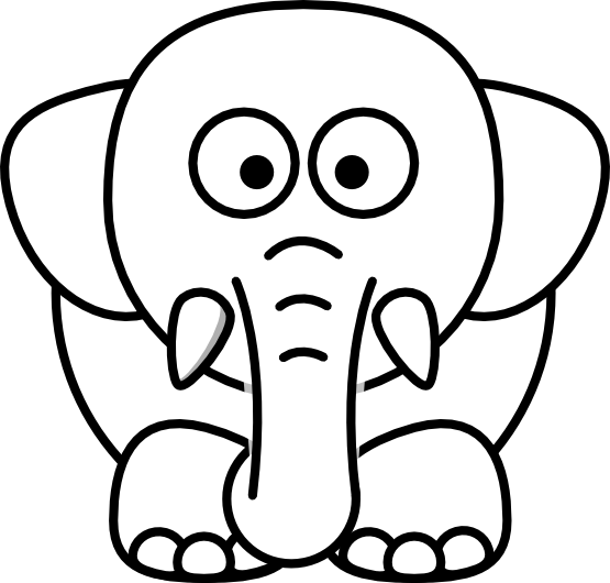 White Elephant Transparent Transparent PNG Image