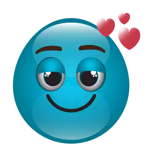 Blue Photos Emoji Download HD Transparent PNG Image