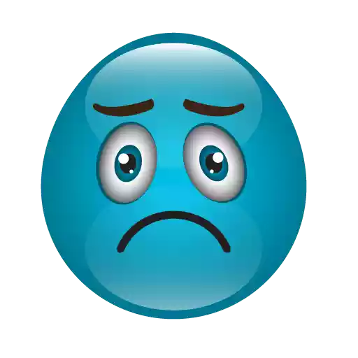 Blue Cute Emoji PNG Free Photo Transparent PNG Image