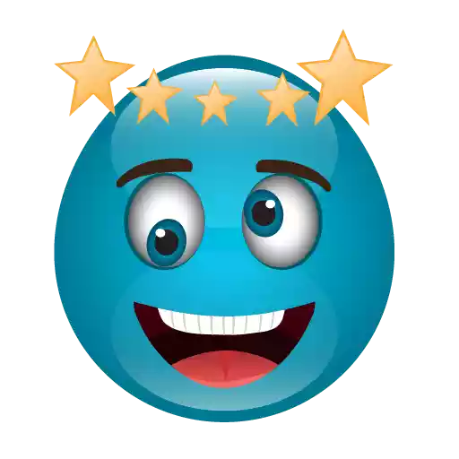 Blue Cute Emoji Free Download Image Transparent PNG Image