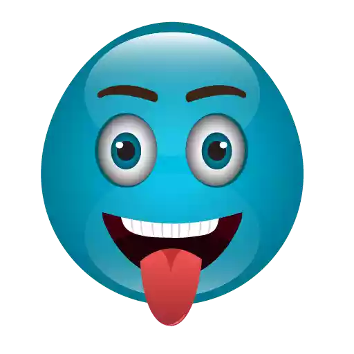 Blue Cute Photos Emoji Free HD Image Transparent PNG Image