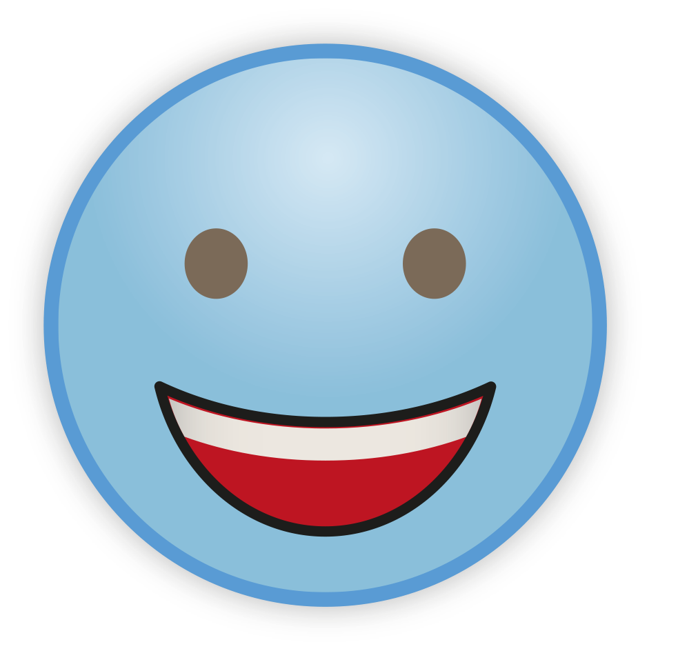 Blue Cute Sky Emoji Free Download Image Transparent PNG Image