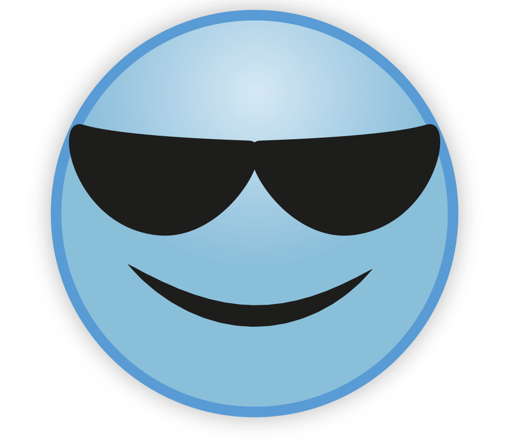 Blue Cute Sky Emoji Free HD Image Transparent PNG Image