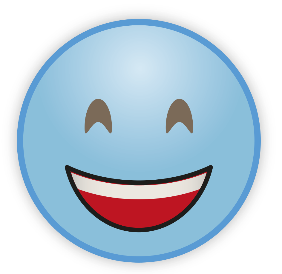 Blue Cute Sky Emoji HD Image Free Transparent PNG Image