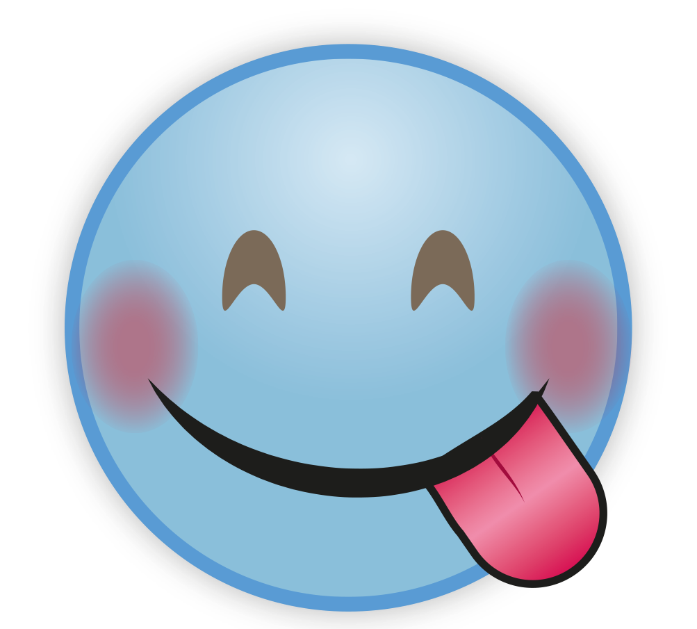 Blue Cute Sky Photos Emoji Transparent PNG Image