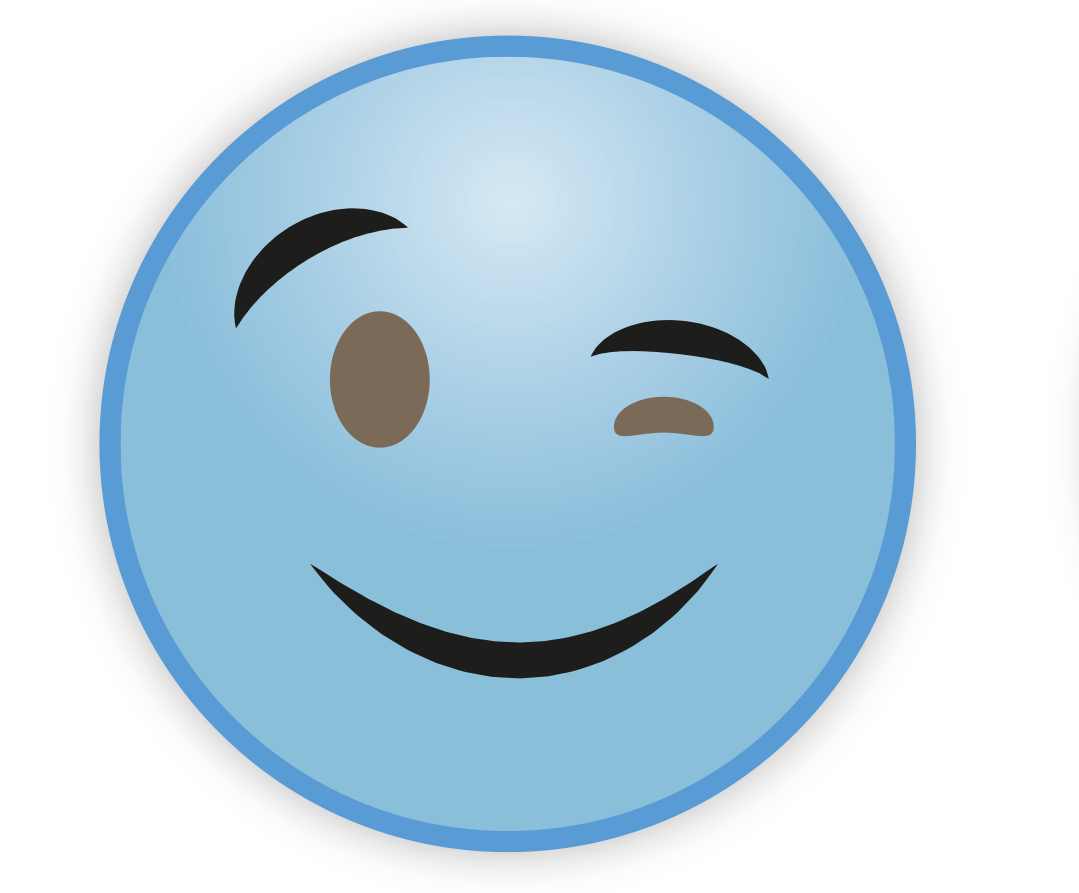 Blue Cute Sky Emoji Free HQ Image Transparent PNG Image