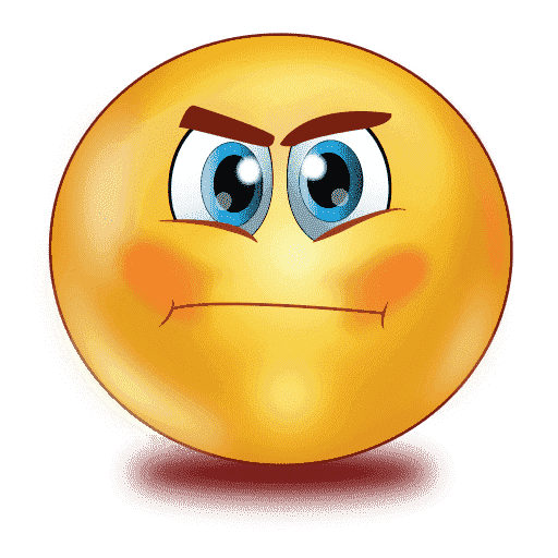 Gradient Angry Emoji Free PNG HQ Transparent PNG Image