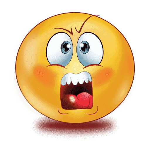 Gradient Picture Angry Emoji Free Clipart HQ Transparent PNG Image