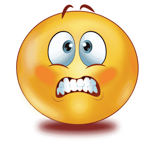 Gradient Scared Emoji PNG Free Photo Transparent PNG Image