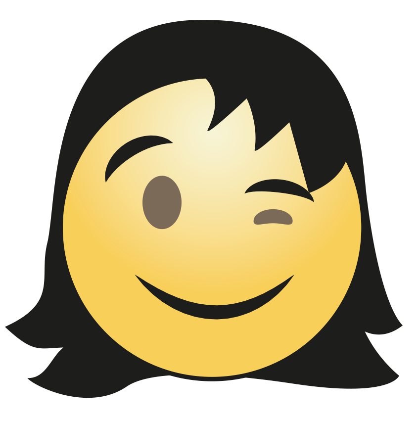 Hair Girl Emoji Free Download PNG HQ Transparent PNG Image