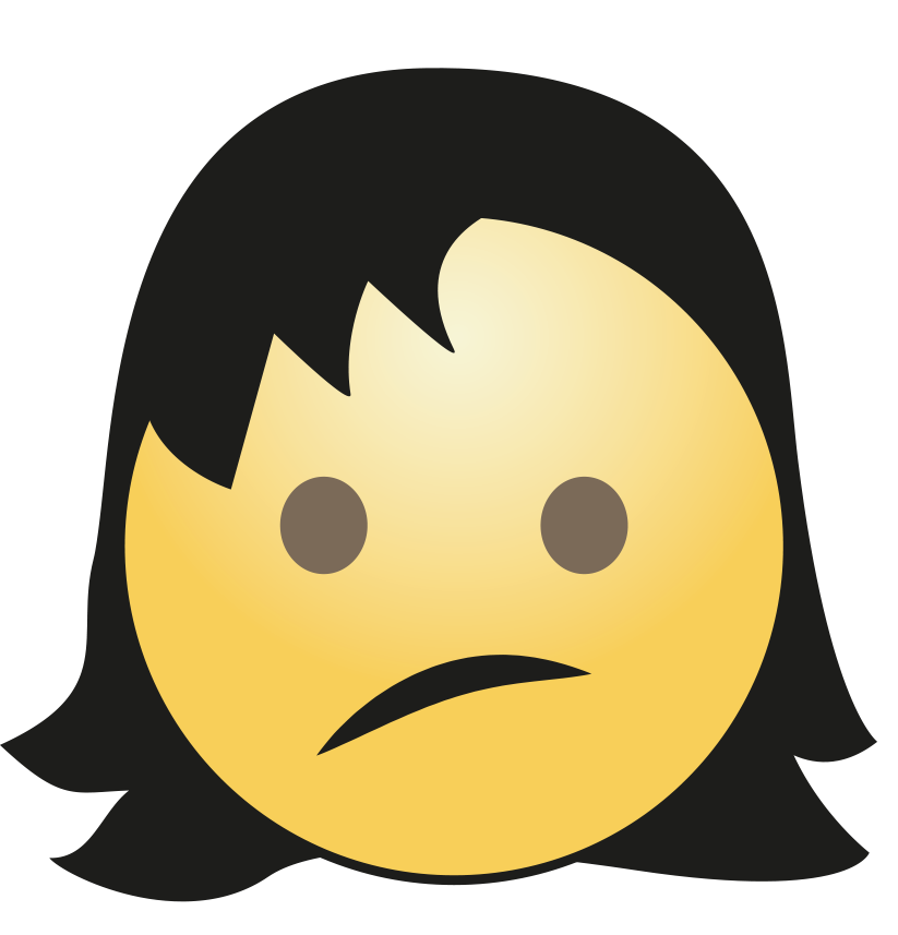 Hair Girl Emoji Free Download PNG HD Transparent PNG Image