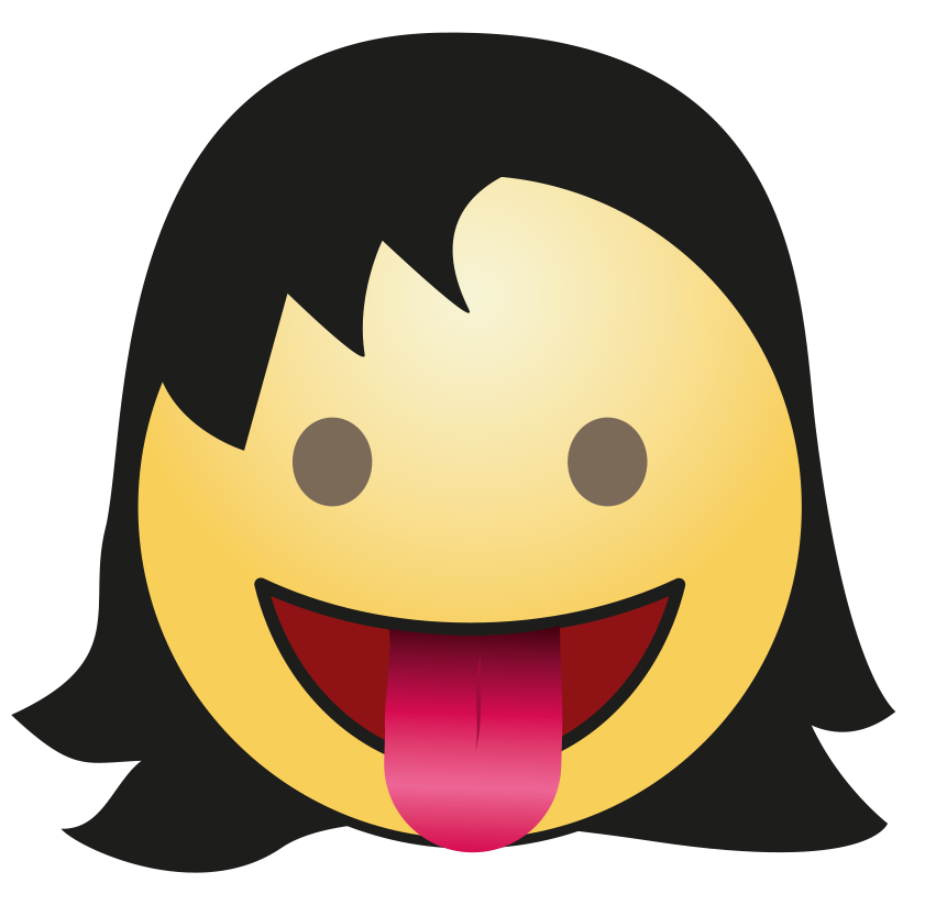 Hair Girl Pic Emoji Free Download PNG HD Transparent PNG Image