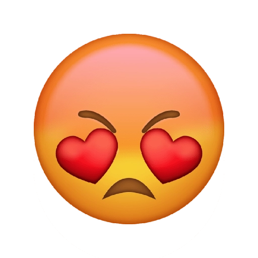 Anger Heart Emoji PNG Free Photo Transparent PNG Image