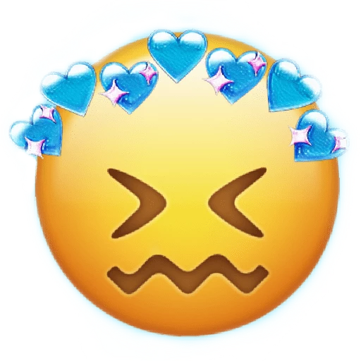 Heart Expression Emoji Free HQ Image Transparent PNG Image