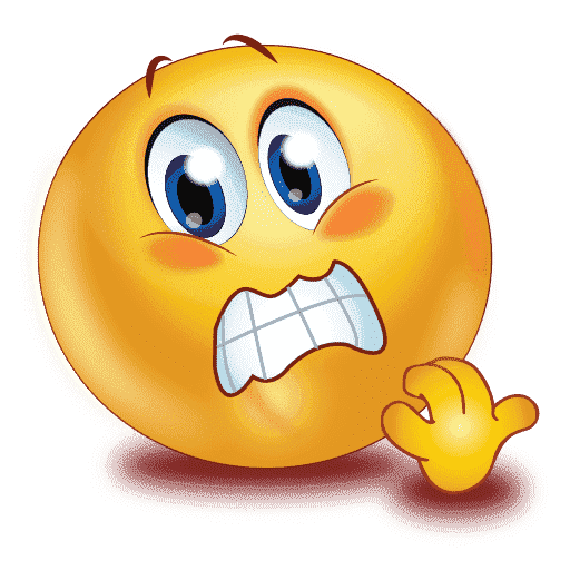 Scared Emoji Free Clipart HQ Transparent PNG Image