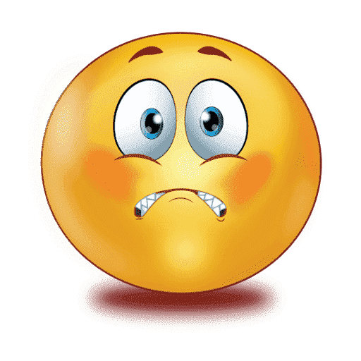 Scared Emoji Free Clipart HQ Transparent PNG Image