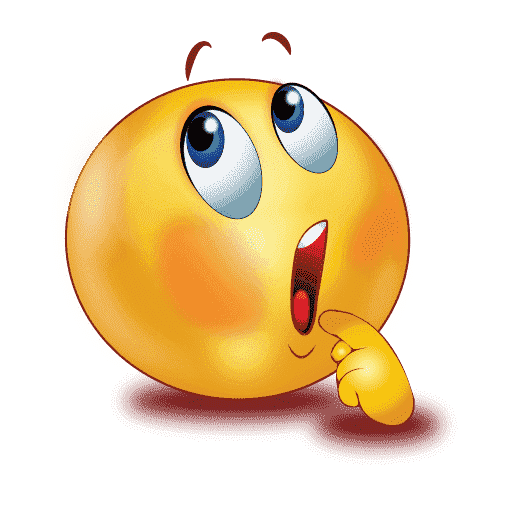 Thinking Picture Emoji Free PNG HQ Transparent PNG Image