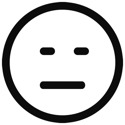 Whatsapp Black Outline Emoji PNG File HD Transparent PNG Image