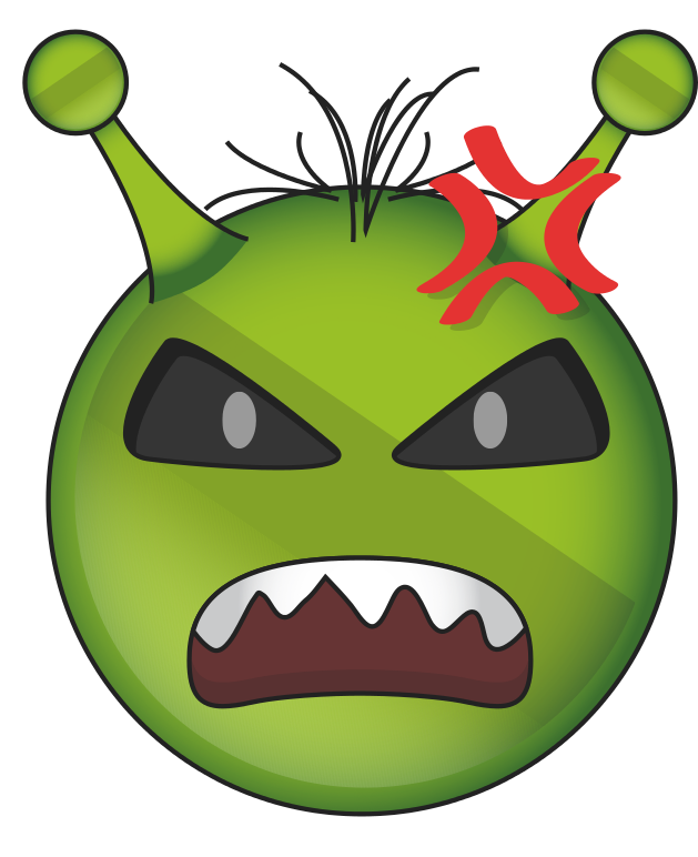 Alien Emoji Face Free HQ Image Transparent PNG Image