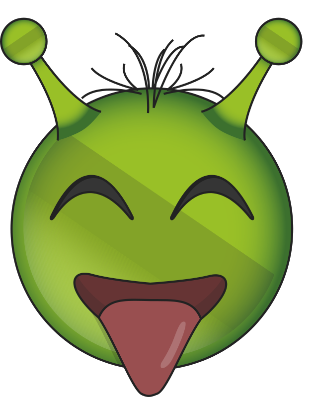 Alien Emoji Face Download HQ Transparent PNG Image