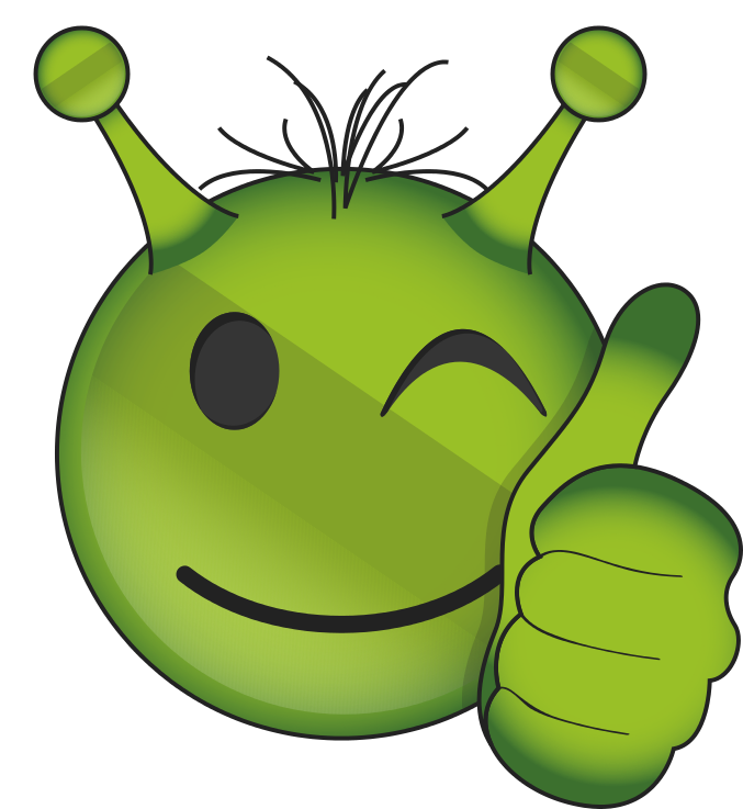 Alien Emoji Face Free Clipart HD Transparent PNG Image