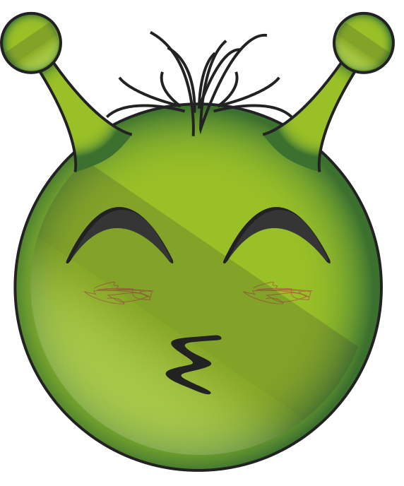 Alien Emoji Face Free HQ Image Transparent PNG Image