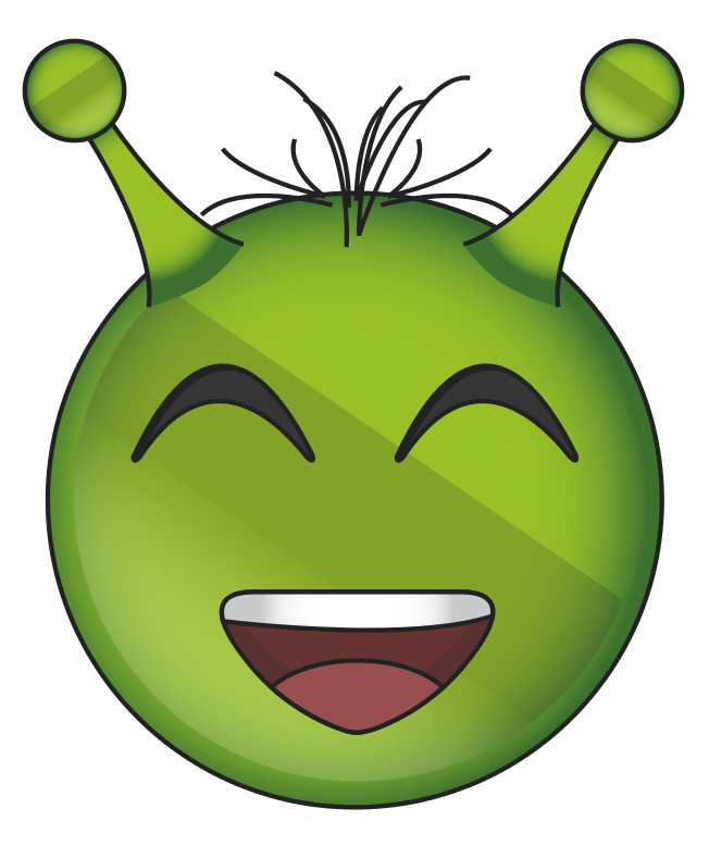 Alien Emoji Face Free PNG HQ Transparent PNG Image