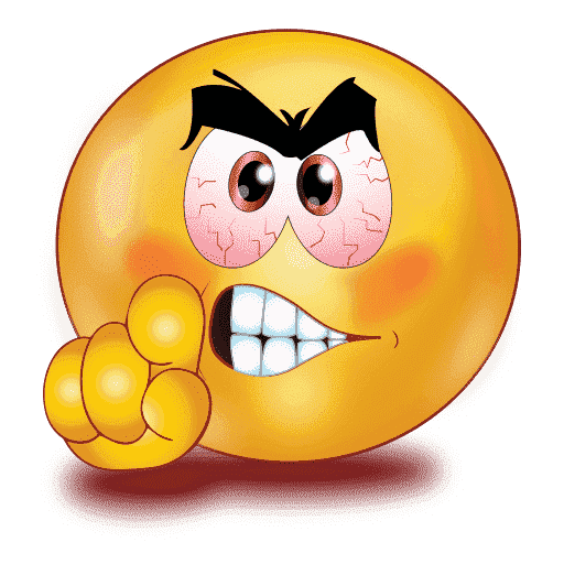 Angry Emoji Free Clipart HQ Transparent PNG Image