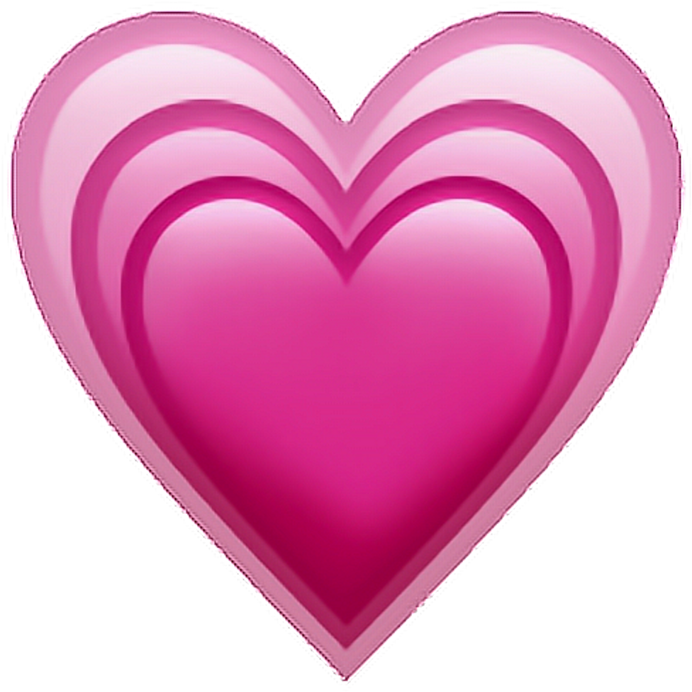 Pink Heart Love Photos Emoji Transparent PNG Image