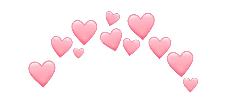 Pink Heart Emoji PNG Free Photo Transparent PNG Image