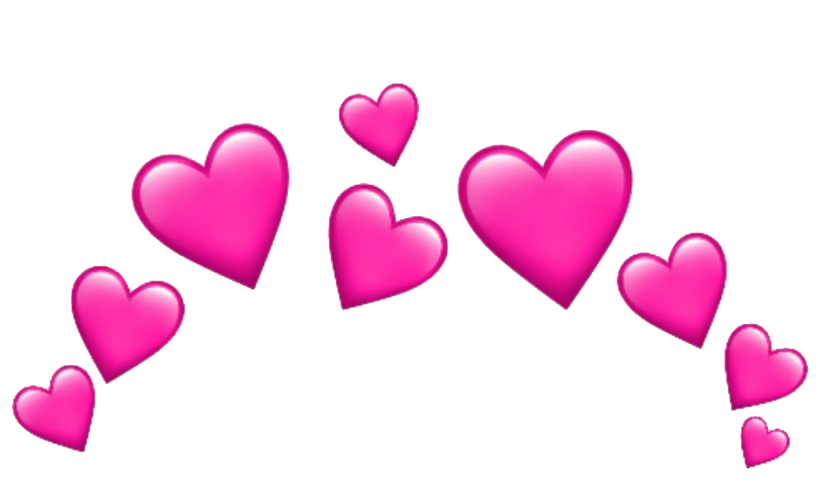 Pink Heart Emoji Free Photo Transparent PNG Image