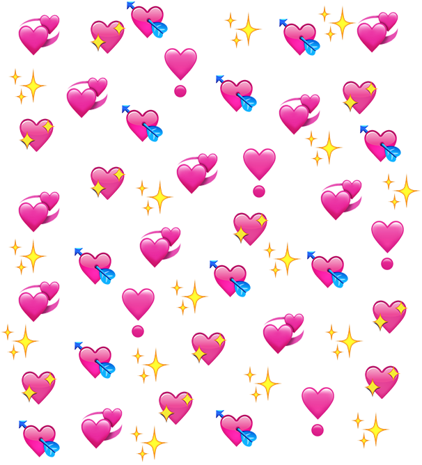 Pink Heart Emoji Free Transparent Image HQ Transparent PNG Image